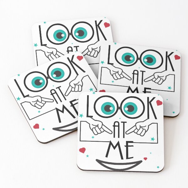 Item preview, look at me funny design art with cute funny eyes designed and sold by feel-free-store.