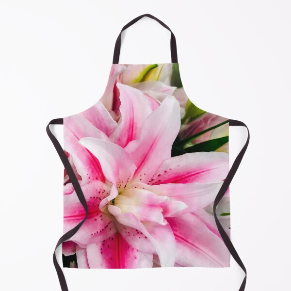 Item preview, Pretty Pink Star Lilies Floral Bouquet Art Photo designed and sold by DEC02.