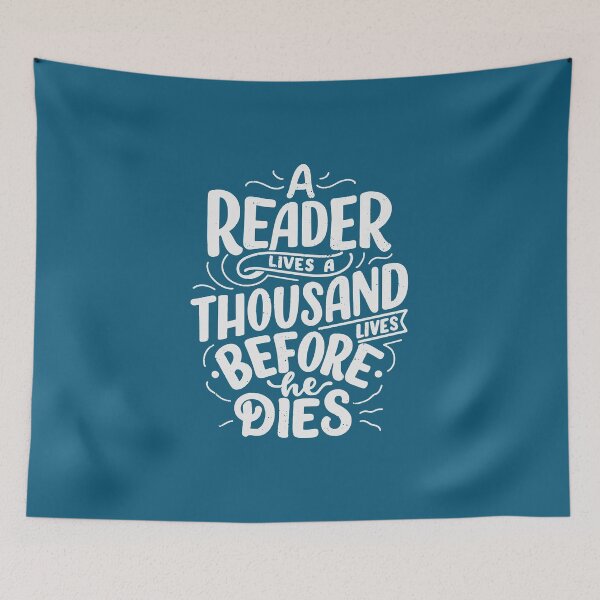 Item preview, Readers live thousand lives - Book lover Reading Hobby designed and sold by NastySquad.