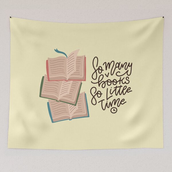 Item preview, So many books so little time - Book lover Reading Hobby designed and sold by NastySquad.