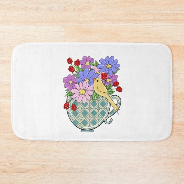 Item preview, Floral Tea Cup designed and sold by missmann.