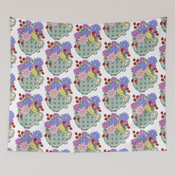 Item preview, Floral Tea Cup designed and sold by missmann.