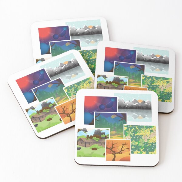 Item preview, Beautiful nature and scenery collage all together designed and sold by feel-free-store.