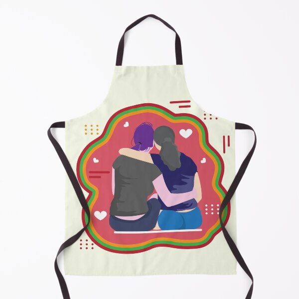 Item preview, Two girls sitting back holding each other- LGBTQ designed and sold by feel-free-store.