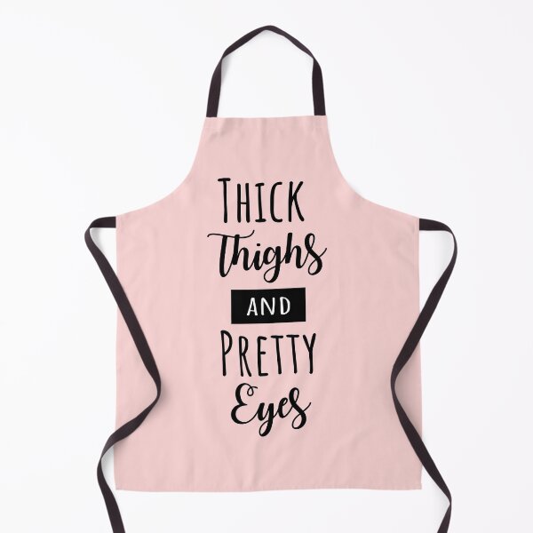 Item preview, Thick thighs and pretty eyes - body positive quote designed and sold by NastySquad.