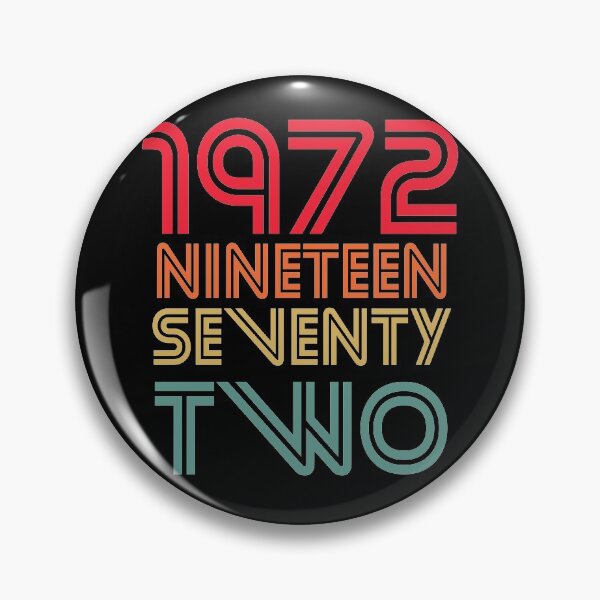 Item preview, 1972 - Birthday Year Design designed and sold by Rhu Creations.