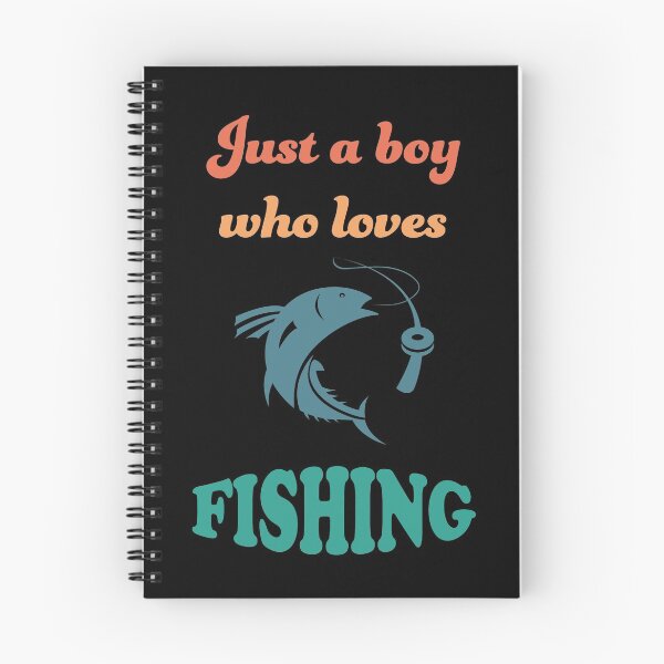 Item preview, Just A Boy Who Loves Fishing Vintage Colors designed and sold by geminivibe.