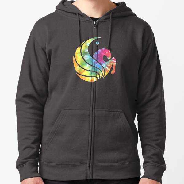UCF Knights Tie Dye Zipped Hoodie