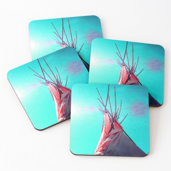 Item preview, Tipi under a Turquoise Sky designed and sold by KR Art Studio.