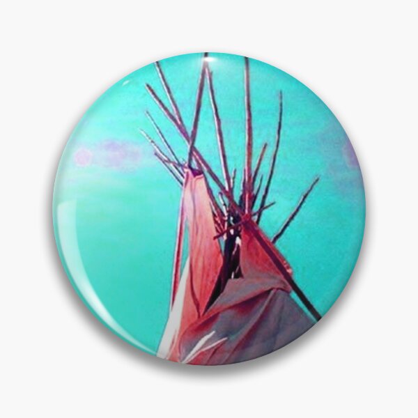 Item preview, Tipi under a Turquoise Sky designed and sold by KR Art Studio.