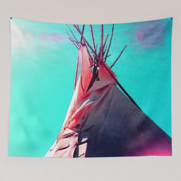 Item preview, Tipi under a Turquoise Sky designed and sold by KR Art Studio.