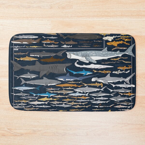 Item preview, Title: Sharks of the World - Charting the Diversity of Global Shark Species designed and sold by Dubage603.