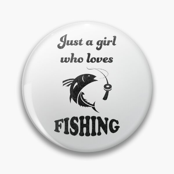 Item preview, Just A Girl Who Loves Fishing designed and sold by geminivibe.