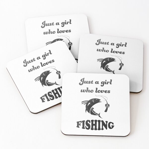 Item preview, Just A Girl Who Loves Fishing designed and sold by geminivibe.
