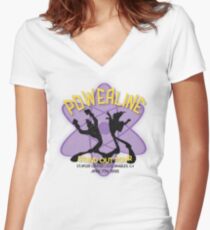 Vintage Powerline Concert Logo - A Goofy Movie Women's Fitted V-Neck T-Shirt
