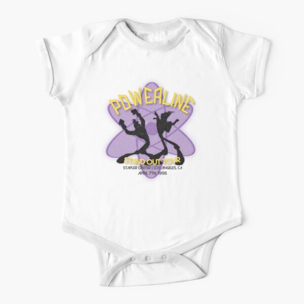 Vintage Powerline Concert Logo - A Goofy Movie Short Sleeve Baby One-Piece