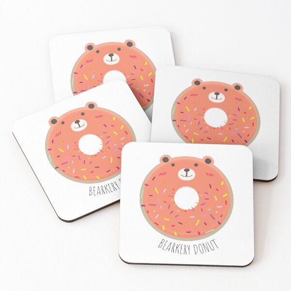 Item preview, Bearkery Sprinkle Donut Bear (Orange) designed and sold by sanashibata.