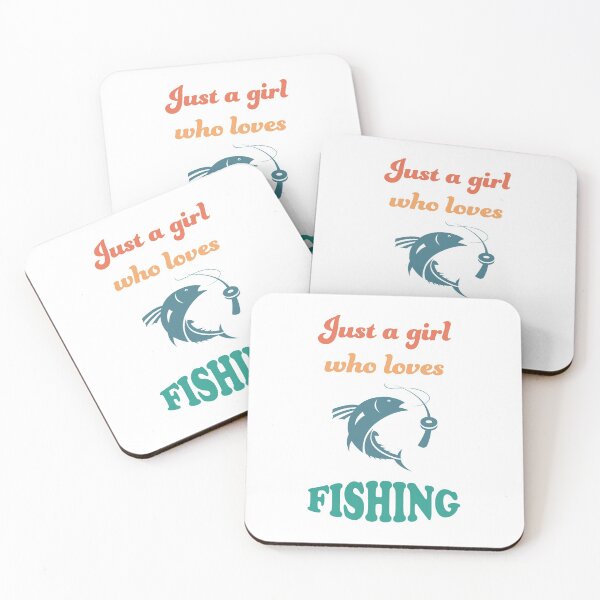 Item preview, Just A Girl Who Loves Fishing Vintage Colors designed and sold by geminivibe.