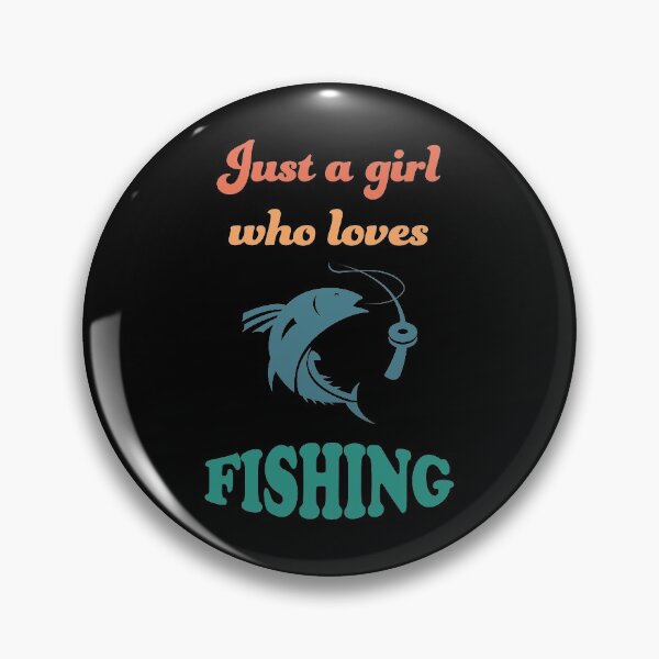Item preview, Just A Girl Who Loves Fishing Vintage Colors designed and sold by geminivibe.