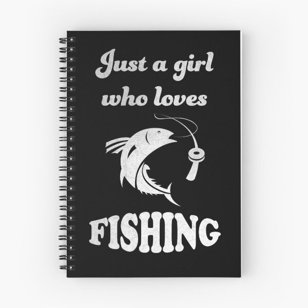 Item preview, Just A Girl Who Loves Fishing White Text designed and sold by geminivibe.