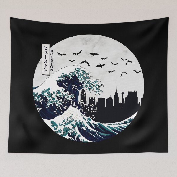 Item preview, Houston Kanagawa Wave Dark designed and sold by DFerraz.