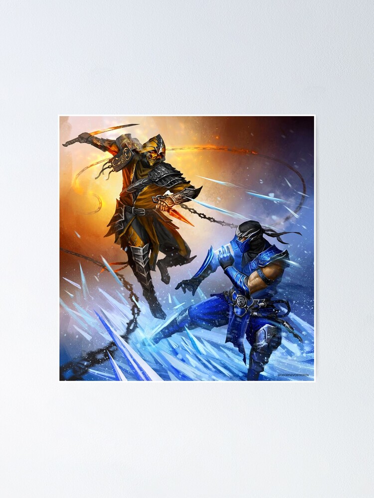 Mortal Kombat Sub Zero Fatality Home Decoration Artwork hdd Poster