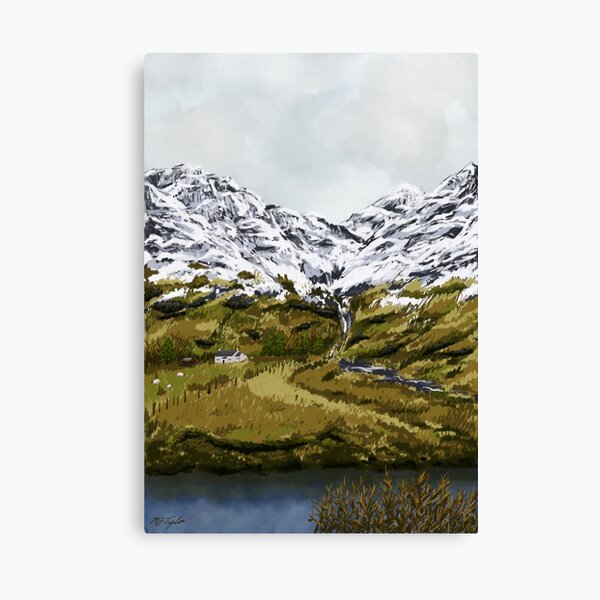 Glencoe in Winter Canvas Print