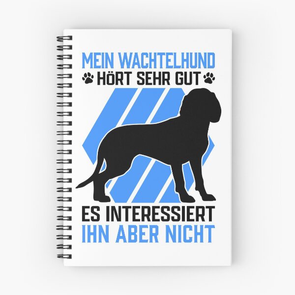 Item preview, German Wachtelhund hears well hunting dog saying designed and sold by madgrfx.