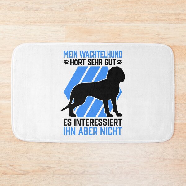 Item preview, German Wachtelhund hears well hunting dog saying designed and sold by madgrfx.