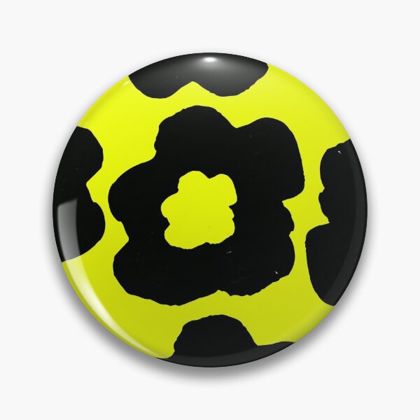 Artikelvorschau, Bunte Retro Blumen Design Neon Gelb Schwarz - Auffälliges Muster Unisex Helle Zufallsformen entworfen und verkauft von coco-pipes.