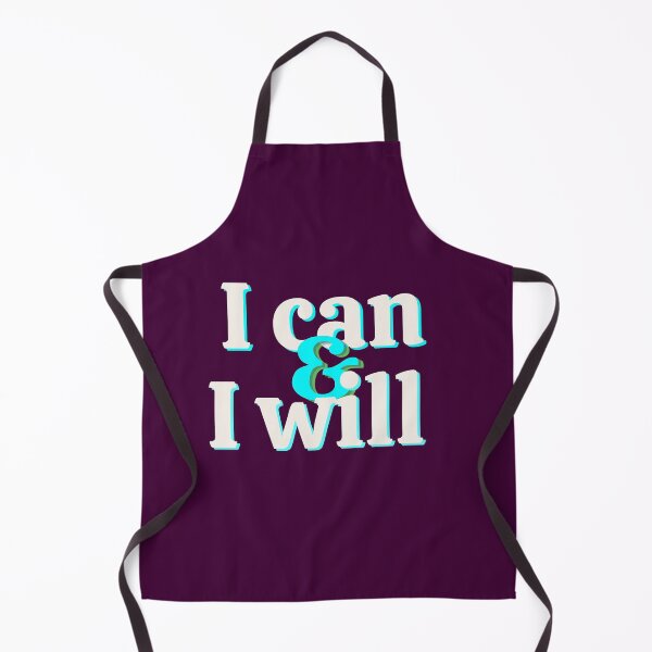 Item preview, I Can & I Will Inspirational Quote designed and sold by chahakisha.