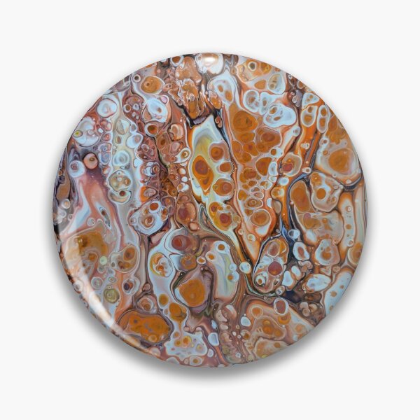 Item preview, Orange and Brown Flow designed and sold by Rebecca-Art.