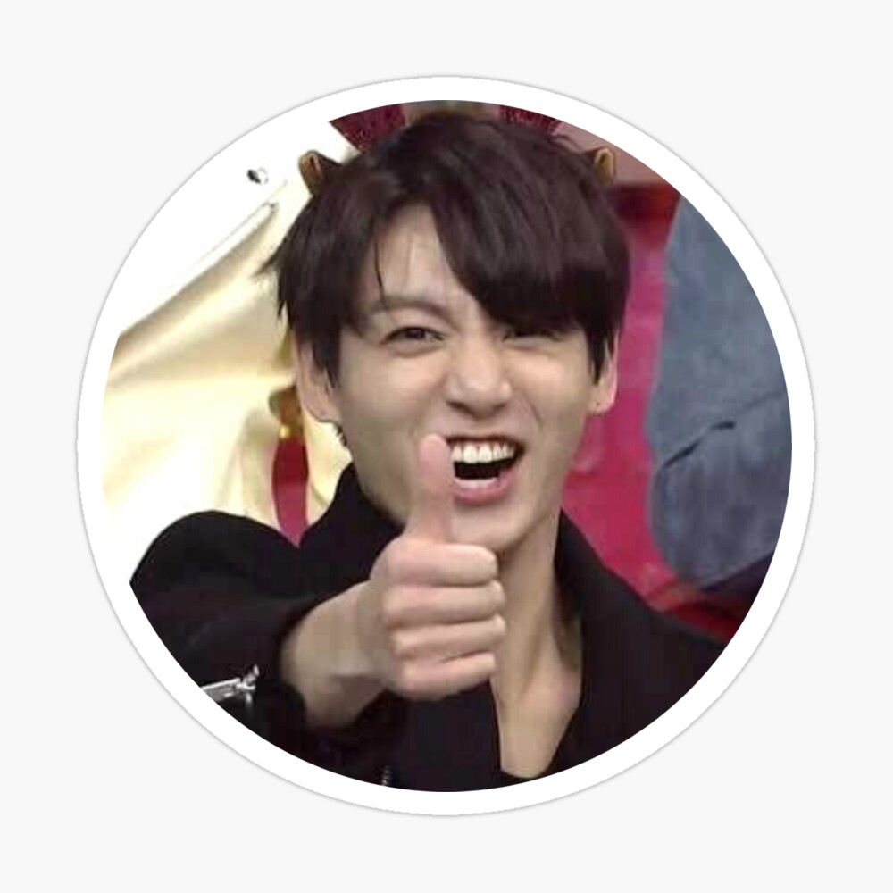 Jungkook funny face sticker Jungkook funny face sticker
