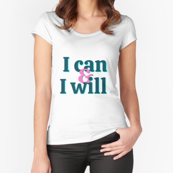 Item preview, I Can & I Will Inspirational Quote designed and sold by chahakisha.