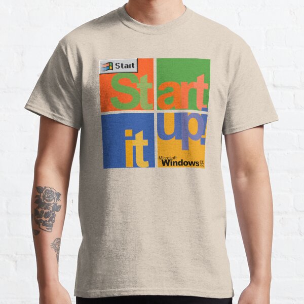 Start It Up! - Microsoft Windows 95 Classic T-Shirt
