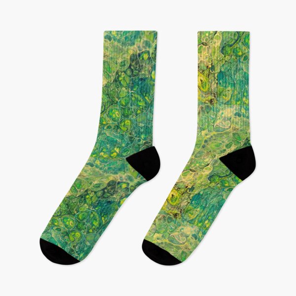 Item preview, Yellow and Green Flow designed and sold by Rebecca-Art.