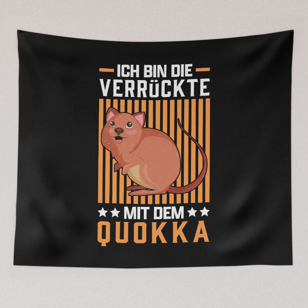 Item preview, Crazy Quokka Marsupial Kangaroo Australia designed and sold by madgrfx.