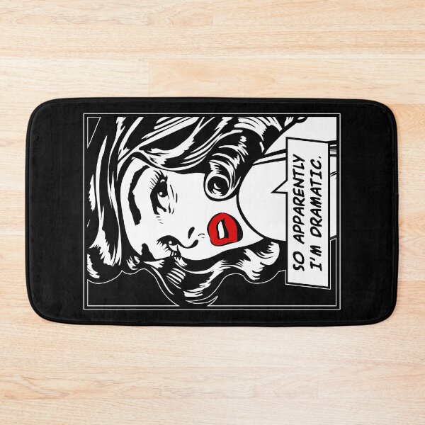 Item preview, So Apparently I'm Dramatic Vintage Pop Art Girl Funny Quote designed and sold by GrandeDuc.