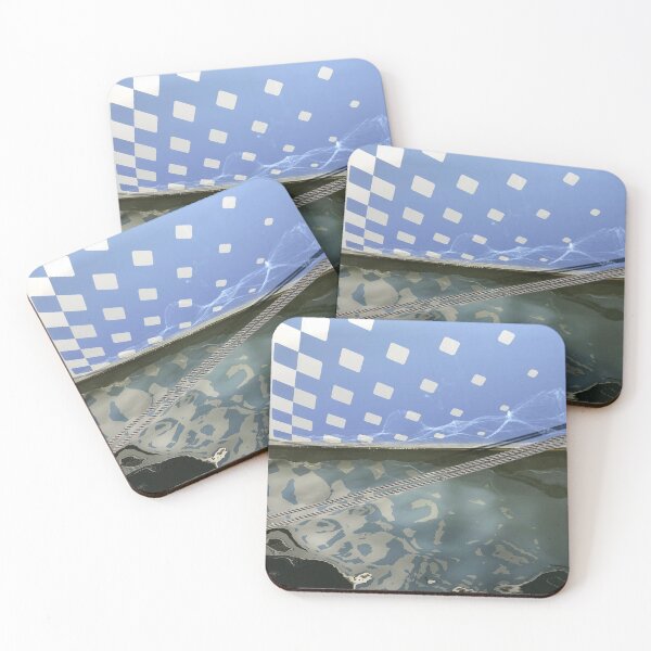Item preview, Blue water reflection designed and sold by elaine-gregers.