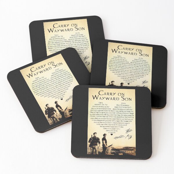 Item preview, Carry On Wayward Son Lyrics - Classic Rock designed and sold by hippololocc.