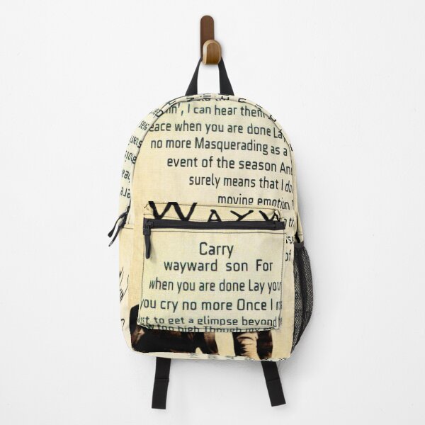 Item preview, Carry On Wayward Son Lyrics - Classic Rock designed and sold by hippololocc.