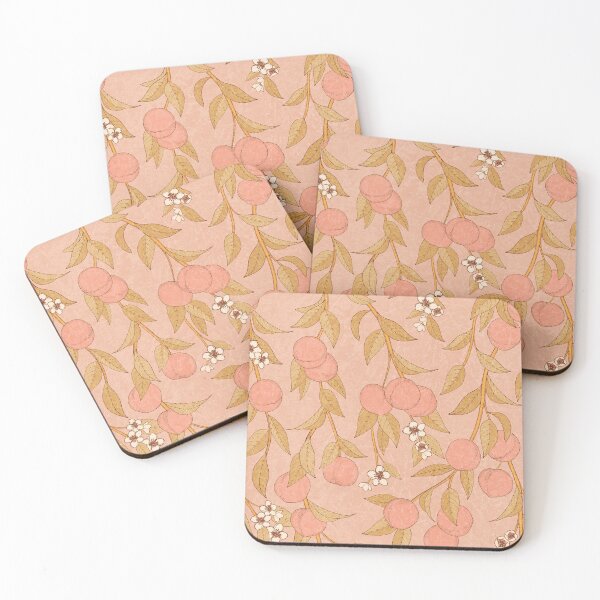 Item preview,  Vintage Pink Peaches Fruit Tree designed and sold by Cecilia Mok.