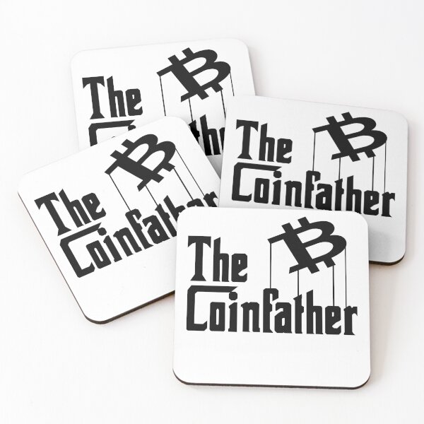 Item preview, The Coinfather Cryptocurrency Gift Bitcoin Shirt designed and sold by Mesyo.