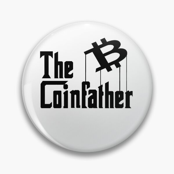 Item preview, The Coinfather Cryptocurrency Gift Bitcoin Shirt designed and sold by Mesyo.