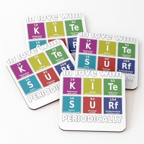 Item preview, In love with kitesurf periodically - Periodic Table - Periodic Table - K I Te S U Rf designed and sold by Tee-tude.