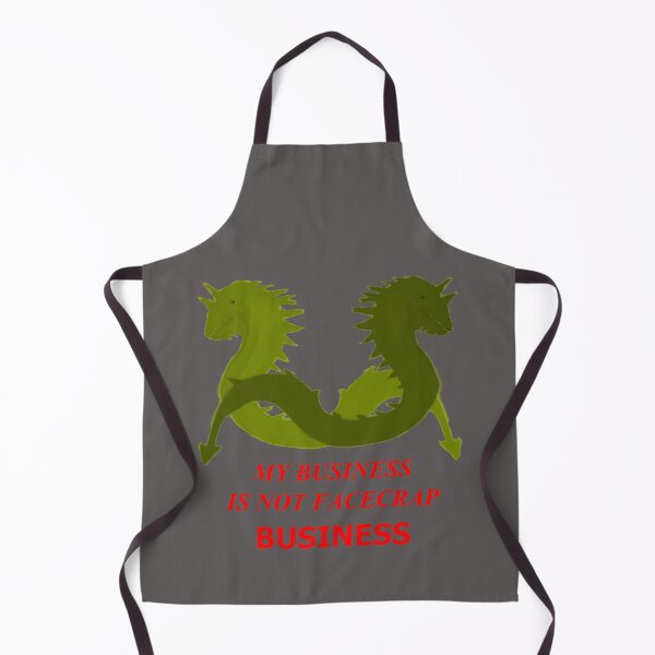 Item preview, My Business Is Not Facecrap Business (Two Golden Sea Serpents) designed and sold by SelfUpgrade.