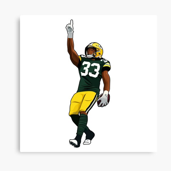 Packers #33 Aaron Jones Sport Frame