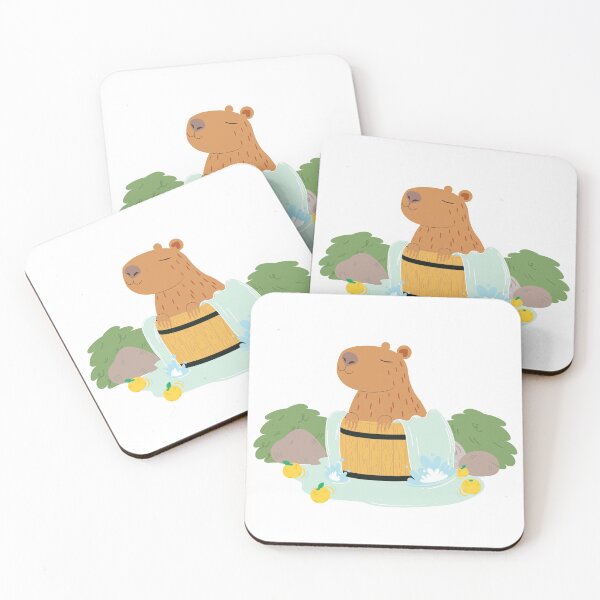 Item preview, Onsen Capybara designed and sold by JikDesign.