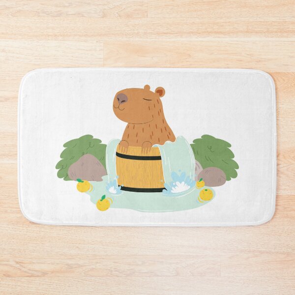 Item preview, Onsen Capybara designed and sold by JikDesign.