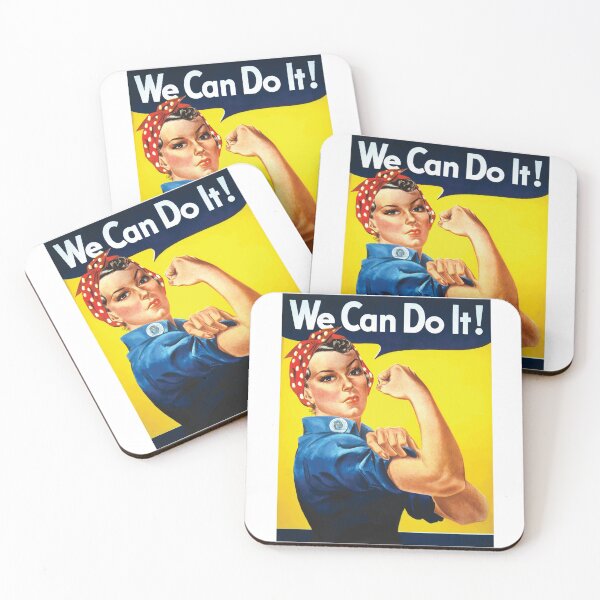 Item preview, Vintage poster with Rosie The Riveter designed and sold by binti163.